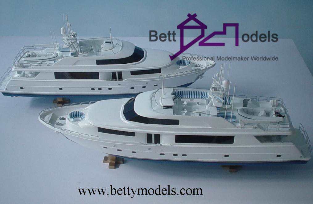 Изготовление масштабной модели яхты во Франции